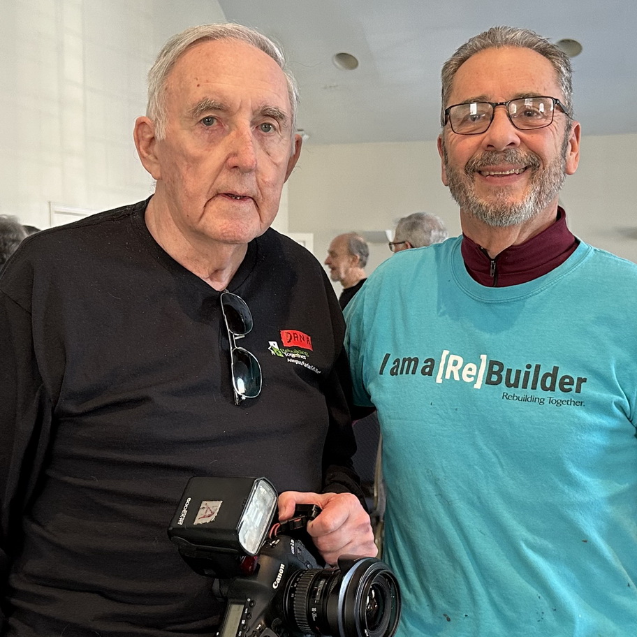 Dan Feighery (l) with Don Ryan.